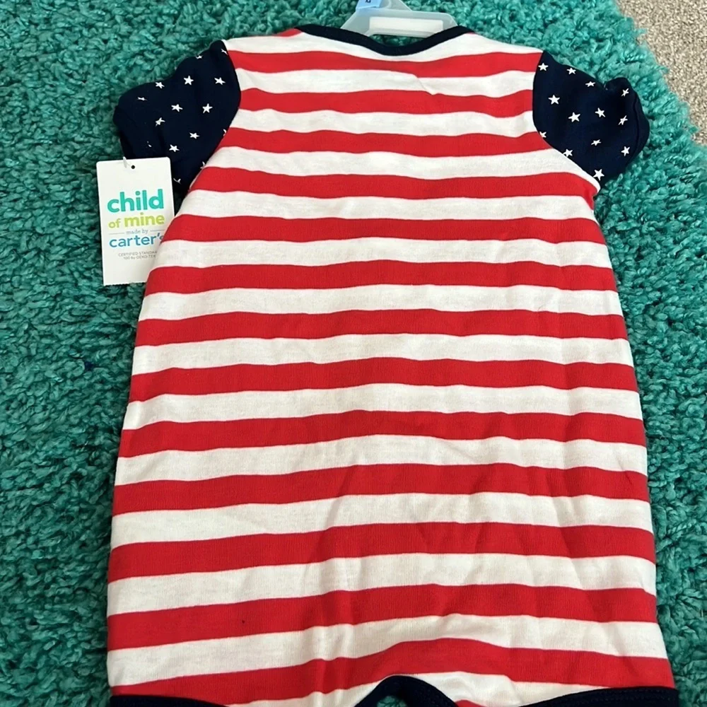 Child of mine, onesie, boys, size 3–6 new 4th July
